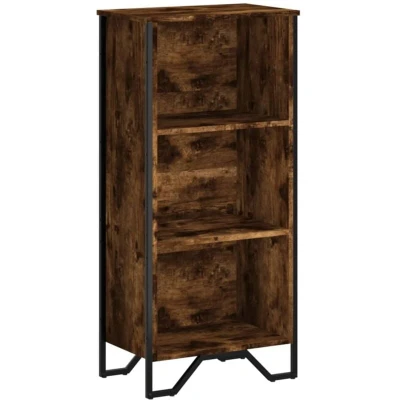 Image of vidaXL Bookcase Smoked Oak 50x31x106 cm Engineered Wood