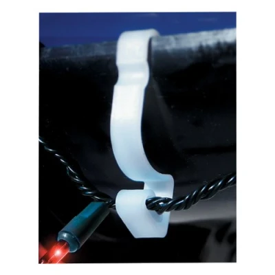 Image of 16 Giant Gutter Hooks Icicle Fairy Light Xmas Party Decoration Clip Hanger