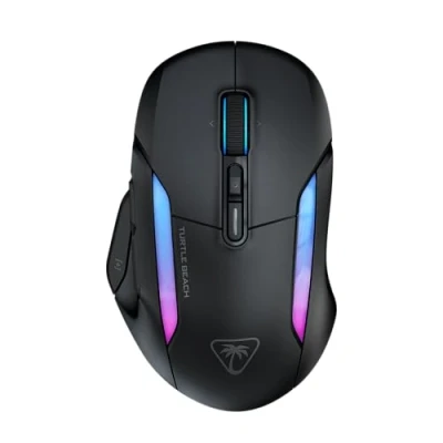 Image of TURTLE BEACH Kone II Air Wireless Ergonomic RGB Gaming Mouse, 350 Hr Battery, 26K DPI Optical Sensor, 100M Click Switches, 21 Customizable Inputs, 4D Free Spin Scroll Wheel Ash Black