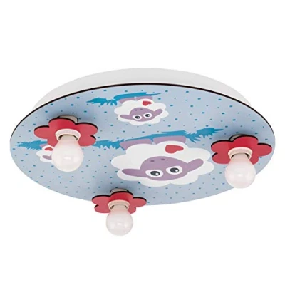 Image of EGLO Lalelu ceiling light round, 3 bulb