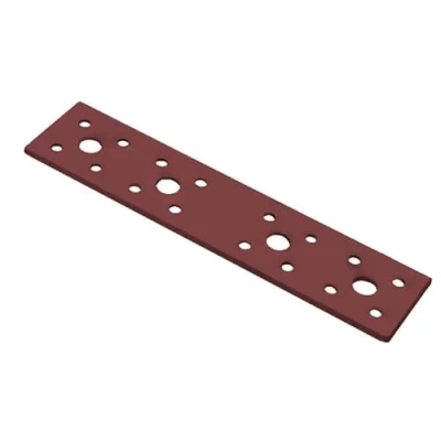 Image of BPC Fixings Dual Coated Flat Bracket 10 Piece Set, 180 mm Length x 40 Width