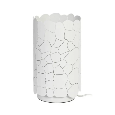 Image of Lindby table lamp Aralena, white, metal, height 26.5 cm