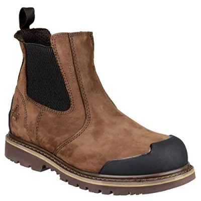 Image of Amblers Safety: Brown FS225 Goodyear Welted Waterproof Pull On Chelsea Safety Boot 13