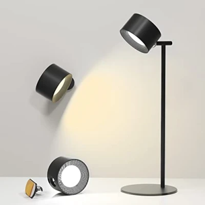 Image of Feallive Desk Lamp LED Rechargeable Battery Multifunctional Bedside Dimmable Touch Control Warm/White Color Temperature Mode 360Rotate Magnetic Removable Wall for Bedroom Study Office
