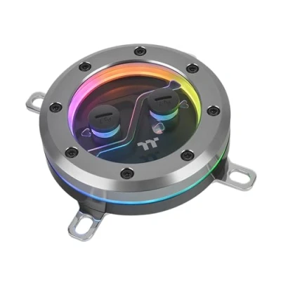 Image of Thermaltake Pacific SW1 Plus CPU Water Block, Temperature Sensor, LGA 1700 / AM5 Compatible, 12 Addressable LEDs, TT RGB Software Control, CL W379 CU00SW A