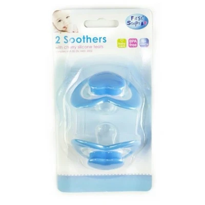 Image of First Steps Cherry Soothers, Pack of 2 Colour Assorted