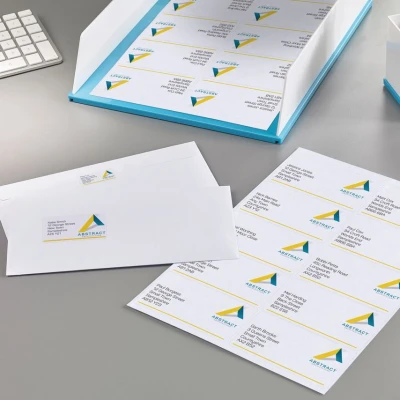 Image of Avery Printable, Customisable Address Mailing Labels, Laser Printers, 10 Labels per A4 Sheet, 2500 QuickPEEL (L7173), White