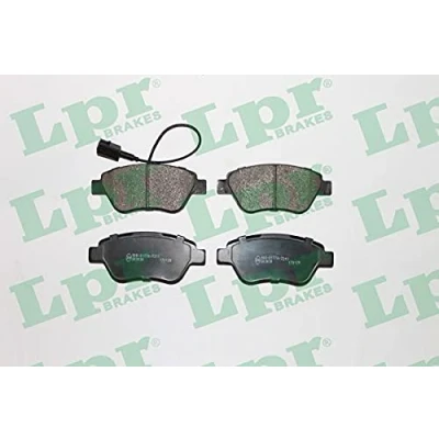 Image of 5SP1225 Brake pad set LPR 05P1225 FIAT: Panda II Hatchback, Grande Punto Doblo I Estate, ALFA ROMEO: MiTo