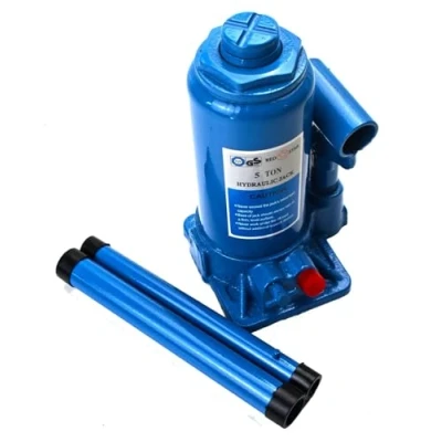 Image of RED STAR 5 Ton Heavy Duty Hydraulic Bottle Jack Lifting Ram Car Van Boat Truck Caravan