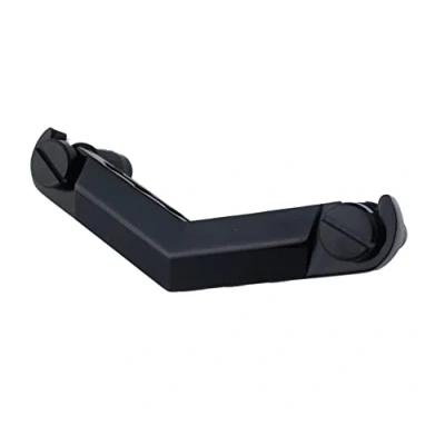 Image of Guyker Guitar Stop Bar Tailpiece with Anchors and Studs Replacement Part Compatible Les Paul LP SG Style 6 String Electric GK21, Black