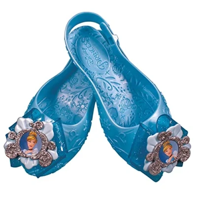 Image of Disney Official Cinderella Shoes for Girls, Princess Dress Up Girls One Size