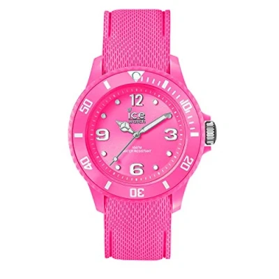 Image of ICE Watch Sixty Nine Neon Pink Women&#039;s Wristwatch with Silicon Strap 014230 (Small)