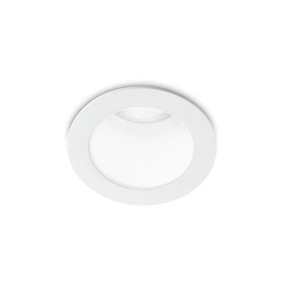 Image of Ideal Lux Quark 2.8cm LED Recessed Downlight White 3000K