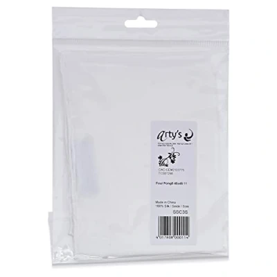 Image of PEBEO Arty’S Fashion Silk Scarf Ponge 5, White, 45 x cm