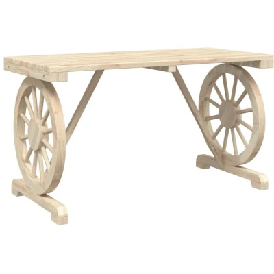 Image of vidaXL Garden Table 115x55x65 cm Solid Wood Fir