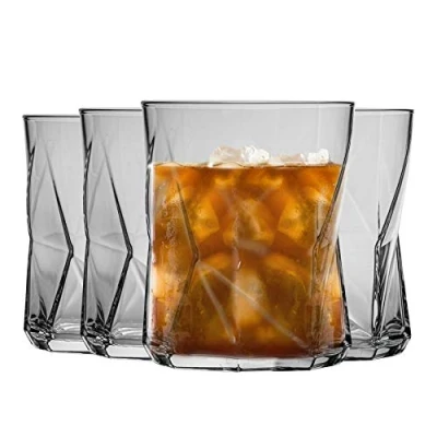 Image of 4x 410ml Cassiopea Tumbler Glasses By Bormioli Rocco