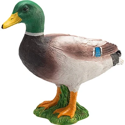 Image of MOJO Mallard Duck Hand Painted Toy Figure Farm Animals Collection True to Life &amp; Highly Detailed Designed in UK