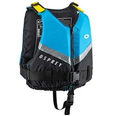 Image of Osprey Kids Buoyancy Aid Junior 50N Waterproof Vest for Watersports, Kayaking, Paddle Boarding, Multiple Colours, Blue, XL