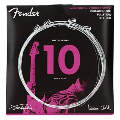 Image of Fender Hendrix Voodoo Child™ Bullet End Nickel 10 38