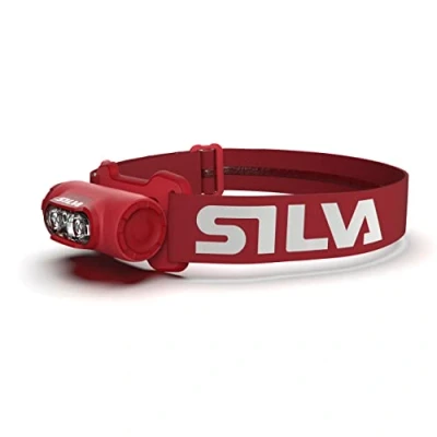 Image of Silva Head Torch Battery Powered Explore 4 LED Headlight 400 Lumen 3 Brightness Levels &amp; Colours Waterproof and Powerful with Indicator