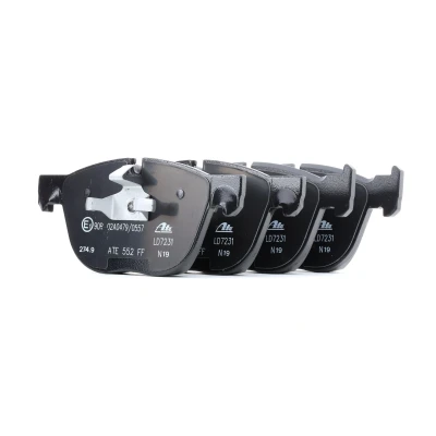 Image of LD7231 Brake pad set ATE Ceramic 13.0470 7231.2 prepared for wear indicator, excl. warning contact BMW: X6, X5, X5