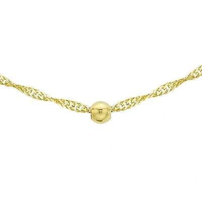 Image of Carissima Gold Women&#039;s 9 ct Yellow Forzatina Chain of Length 46 cm