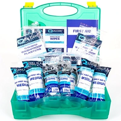 Image of HSE Approved Wall Mountable Hard Case First Aid Kit 1 10 Person