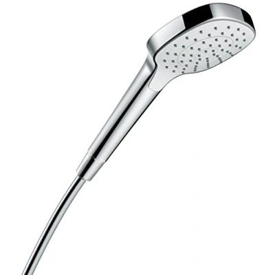 Image of hansgrohe Croma Select E 110 hand shower, 1 spray mode, white/chrome