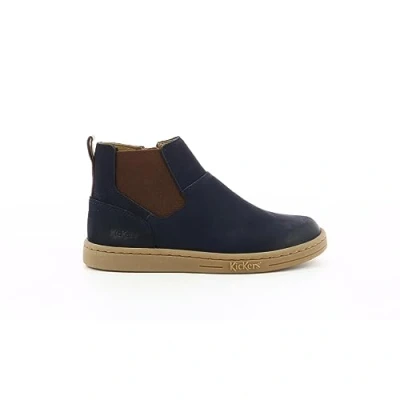 Image of KICKERS Unisex Baby TACKBO Chelsea Boot, Marine, 1 UK Child