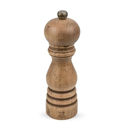 Image of PEUGEOT Paris 18 cm Salt Mill Classic Grind System Made with PEFC Certified Wood in France Antique Colour