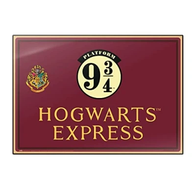 Image of Grupo Erik Harry Potter Platform 9¾ Desk Mat Decor 13.5 x 19.5 inches 34.5 49.5 cm Pad Protector Gifts Merchandise