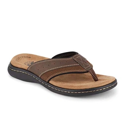 Image of Dockers Men&#039;s Laguna Flip Flop, Briar, 9 UK