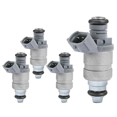 Image of Frankberg 4X Fuel Injector Compatible with A3 8P1 1.6L 2003 2012 Golf V 1K1 2004 2008 P.a.s.s.a.t 3C2 2005 2010 Replace# 06A906031C