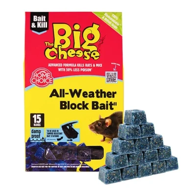 Image of The Big Cheese All Weather Block Bait Pack Of 15 x 10g