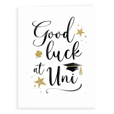 Image of Regal Publishing Classic Good luck Card at Universtiy 8 x 6 inches
