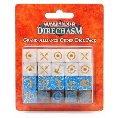 Image of Games Workshop Warhammer Underworlds: Grand Alliance Order Dice Pack