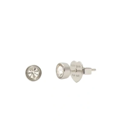 Image of kate spade new york Small Studs Earrings clear/silvercoloured, Women&#039;s, Size: One Size, Clear/silver coloured