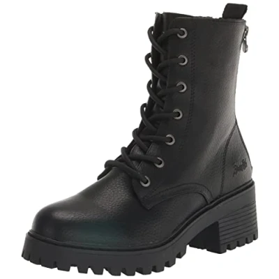 Image of Blowfish Malibu Women&#039;s Leith Ankle Boot, Blk Tumbrweed/Dertrattleprospe, 5 UK