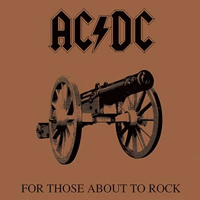 Image of AC/DC (For Those About to Rock Album Cover Canvas Print, Multi Colour, 40 x cm