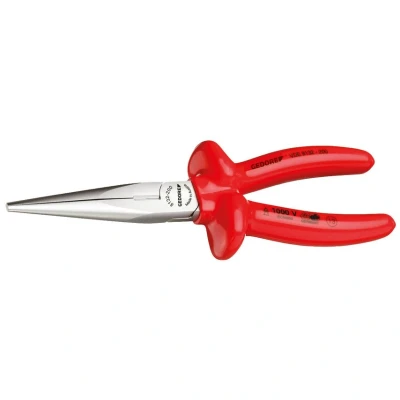Image of Gedore VDE Needle nose pliers with dipped insulation
