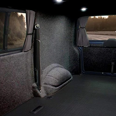 Image of KARAT SuperFlex Car Interior Lining, Felt Fabric Headliner (Black, 206 x 100 cm) Car, Van Decor, Roof, Floor Wall Lining Upholstery, Vehicle Covering