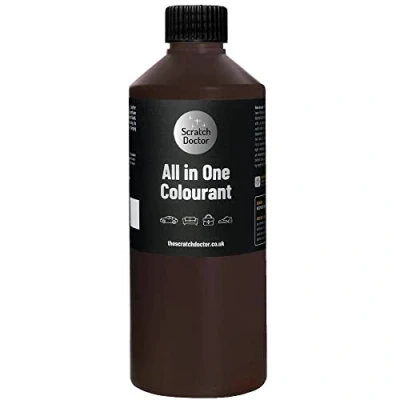 Image of Scratch Doctor All in One Leather Colourant Self Seal Dye Repair Paint for Furniture, Sofas, Car Seats (Maroon, 500ml)
