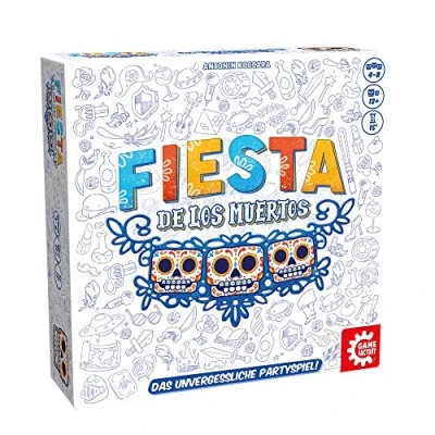 Image of Game Factory Fiesta de Los Muertos Unforgettable Cooperative Party for 4 to 8 Players from 12 Years Old, 646279 German