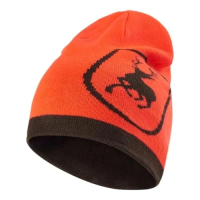 Image of Deerhunter Cumberland Knitted Beanie Reversible OSFA Brown