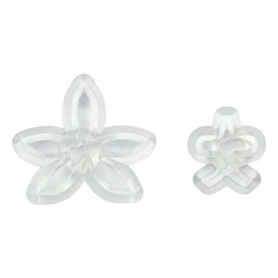 Image of PME 103FF037 JEM Poor Man&#039;s Orchid Cutters, Set of 2 White 6 x 16 cm
