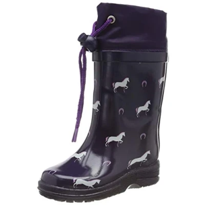 Image of Beck Girls Horses Wellington rain boots