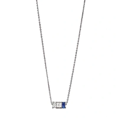 Image of Emporio Armani Necklace for Women Sterling Silver Components Necklace, Length: 350mm+70mm, Width: 10mm, Height: 5.5mm, EG3578040