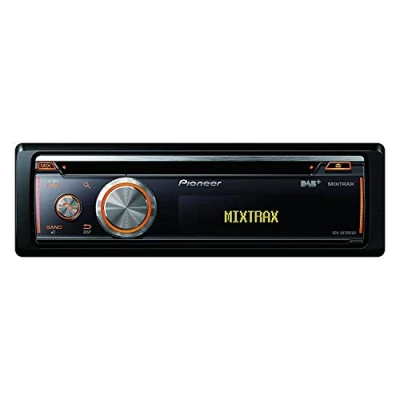 Image of Pioneer DEH X8700DAB Car stereo with DAB+ tuner, CD, USB and Aux In. Supports Bluetooth, iPod/iPhone Direct Control, Android Media Access MIXTRAX EZ