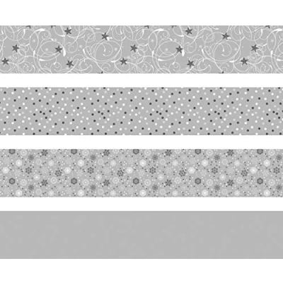 Image of Heyda 204875536 Folding Strips Set for Froebel Stars 1 x 30 cm and 1.5 45 4 Designs Assorted in Two Different Sizes