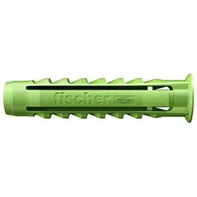 Image of fischer 524864 SX Green Expansion Wall Plug 10 x 50 (Pack of 45)